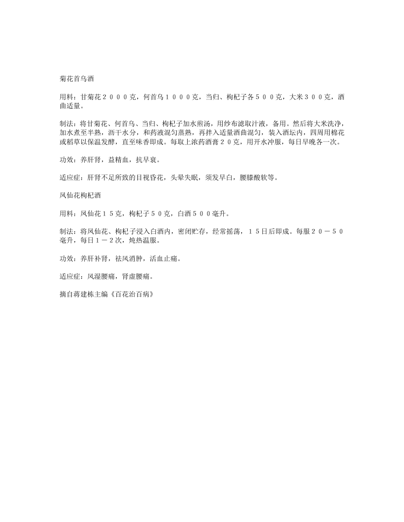 道家养生小验方　-四书格